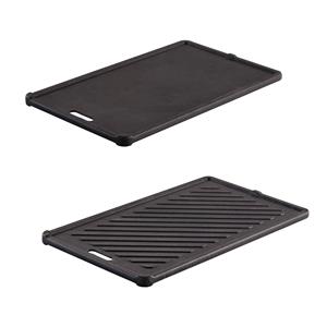 Rösle Grillplatte 'Videro G2-P/E2-P' schwarz 19,5 x 32,5 cm