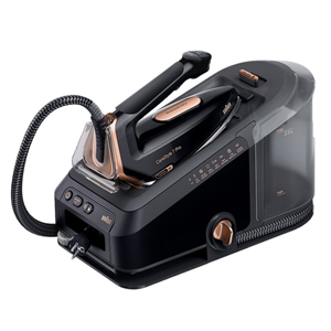 Braun Dampfbügelstation CareStyle 7 Pro IS7286 BK, 2000,00 ml Wassertank, Weltweit erste FreeGlide 3D Bügelsohle