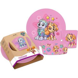 Koziol Kinderservies Connect Paw Patrol Roze 3-delig