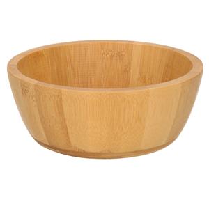 Slakommetje / Salade Schaal Bamboe Naturel 15 Cm - Fruitschalen