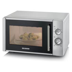 Severin MW 7772 Stand-Solo-Mikrowelle silber