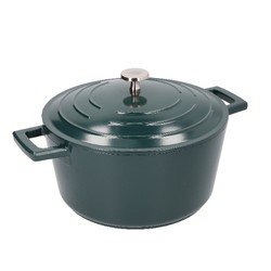 Masterclass Braadpan, Gietaluminium, 24 cm, 4 L, Hunter Groen asterClass