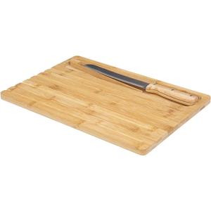 5Five Brood Snijplank 40 X 27 Cm Van Bamboe Hout Inclusief Broodmes En Pincet nijplanken