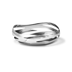 Georg Jensen Brotkorb »Georg Jensen COBRA - Brot-/Obstkorb, 24 cm«, 18/8 Edelstahl, (Packung)