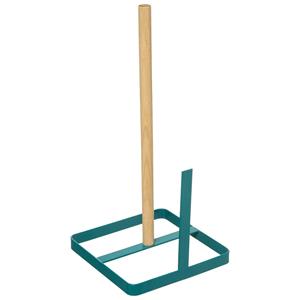 5Five Keukenrolhouder Ijzer/hout 15 X 30 Cm Petrol Groen - Keukenrolhouders