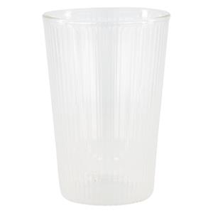 HEMA Dubbelwandig Glas Streep Reliëf 350ml