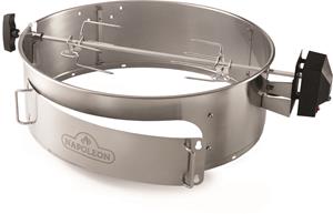 Napoleon Draaispit en pizza oven voor NK22 Kettle grill
