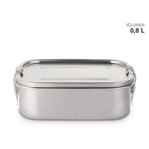 Weis seit 1903 Lunchbox, Edelstahl Vesperdose Lunchbox Brotdose 800ml Silikonring im Deckel schützt vor Auslaufen mit entnehmbarem Steg zum Trennen verschiedener Lebensmittel