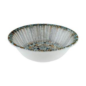 Bonna Schaal Luca Mosaic; 400ml, 16x5 cm (ØxH); oranje/donkerblauw/lichtblauw/geel/wit; rond; 12 stuk / verpakking