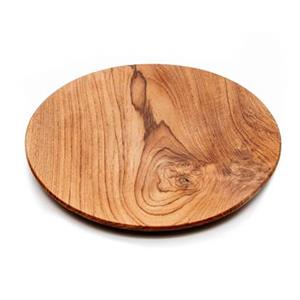 Bazar Bizar The teak root round plate xl