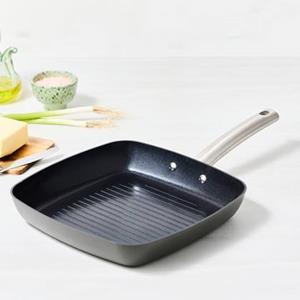 ISENVI Murray keramische grillpan 26 CM - RVS greep