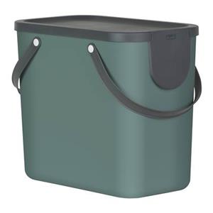 Abfallbehälter  Albula ¦ grün ¦ Kunststoff ¦ Maße (cm): B: 40 H: 34 T: 23,5  - Möbel Kraft