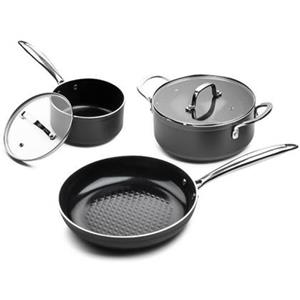 ISENVI Victoria Forged Starter Pannenset 5 delig - RVS grepen