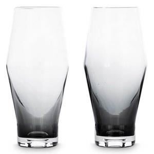 Tom Dixon Tank Beer glas set van 2 zwart