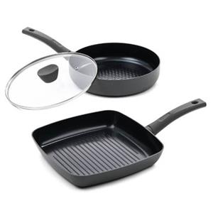 ISENVI Avon Combideal - keramische grillpan en hapjespan - Ergo