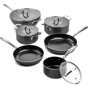 ISENVI Victoria Forged Compleet Pannenset 15 delig - RVS grepen