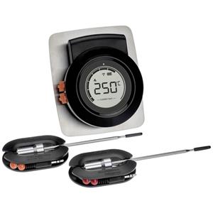 tfadostmann TFA Dostmann 14.1513.01 Barbecuethermometer Alarm, Kabelsensor, Gratis app, Bewaking van kerntemperatuur Burger, Rund, Kalf, Lam, Varken, Kalkoen, °C