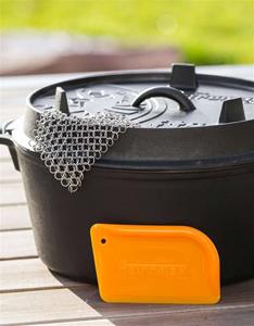 Petromax Grillspachtel, Schaber os für Feuertöpfe, Dutch Oven sowie gusseiserne Pfannen