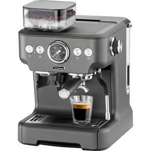 Trisa Barista Plus Kaffeemaschine Anthrazit mit Mahlwerk