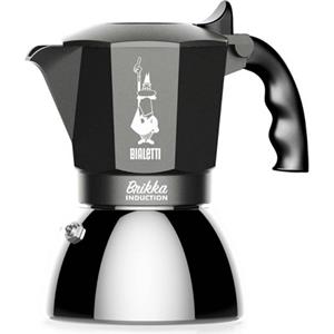 Bialetti Brikka Induction 4 Cup Espressomachine Zwart, Zilver