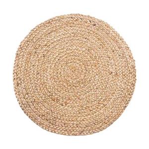 Artichok Milly jute ronde placemat - Ø38 cm - Set van 4 - Naturel