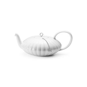 Georg Jensen Teekanne »Bernadotte Porzellan«, 1,2 l, mit Edelstahl-Teesieb