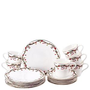 Hutschenreuther Tafelservice »Nora Christmas Set 18-tlg.« (18-tlg), Fine China-Porzellan