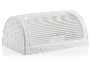 Michelino Brotkasten » Brotbehälter 41 x 26 x 18 cm Brotbehälter mit Rolldeckel Brotkasten Rollbrotkasten Brotkiste Brotdose«, Kunststoff