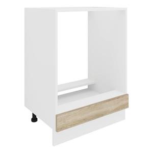 VCM Ofenschrank Breite 60 cm Herdumbauschrank Herdschrank Backofenschrank Esilo weiß-kombi