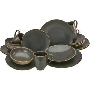 CreaTable Combi-servies Roestig halfglans glazuur (set)