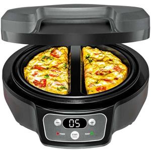 Rommelsbacher Omelette-Maker Omelett Chef OM 950 Oskar - Elektrische Pfanne - anthrazit