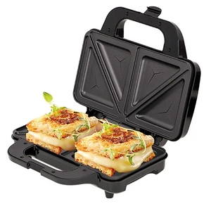 Adler Sandwichmaker AD-3043, 1300 W, Cool-Touch-Gehäuse, Anti-Haftbeschichtung