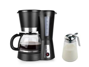 Tristar Filterkaffeemaschine, 1.2l Kaffeekanne, Permanentfilter, mit Glaskanne, kleine Permanentfilter Kaffee-Filtermaschine für 12 Tassen
