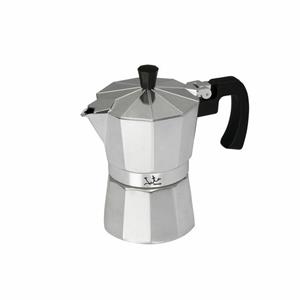 Jata Espressokocher Italienische Kaffeemaschine  CCA12 Edelstahl 6 Tassen