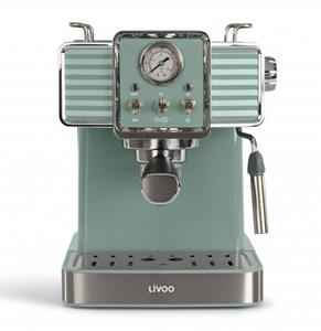 fiftiesstore Livoo Espresso Koffie Machine - Groen