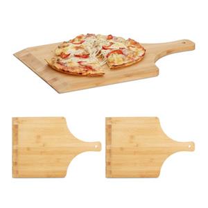 RELAXDAYS Pizzaschieber »3 x Pizzaschaufel Bambus«