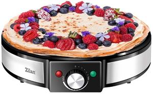 Zilan Crêpesmaker ZLN-2922, 1200 W, Ø 30 cm, Antihaftbeschichtung, Cool-Touch-Griff, Stufenlose Temperaturkontrolle