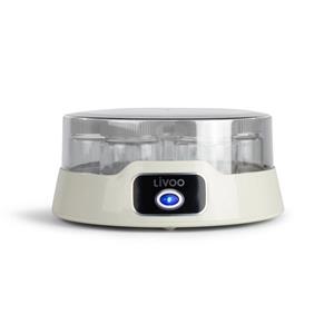 LIVOO Küchenmaschine  Joghurt Maker 14 Töpfe Joghurt selber machen spülmaschinenfest DOP180G