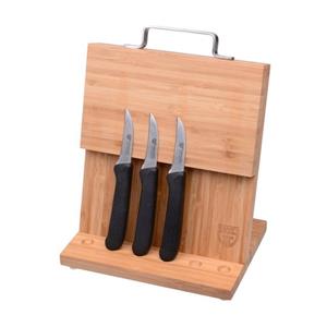 GRÄWE Messerblock » Magnet-Messerhalter Bambus klein mit Küchenm«