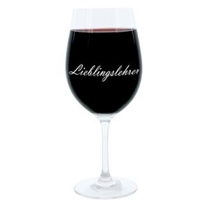 Leonardo Weinglas »Lieblingslehrer«, Glas, lasergraviert
