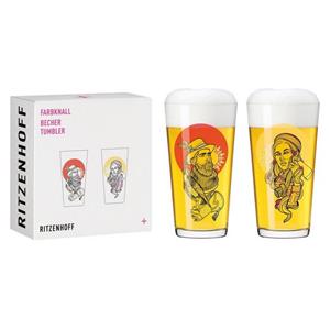 Ritzenhoff Bierglas » Bierglas Set Farbknall Becher 2er-Set«