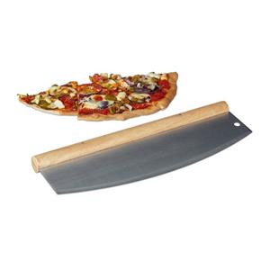 RELAXDAYS Pizzaschneider »Pizza Wiegemesser aus Edelstahl«