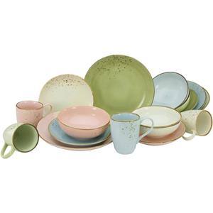 CreaTable Combi-servies NATURE COLLECTION Pastell Pasteltinten (set)