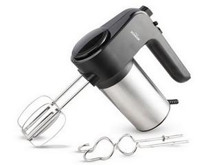 Schäfer Elektronik Handmixer Handrührgerät, Handrührer, Knetmaschine, Quirl, 400 W, 6 Geschwindigkeiten und Turbo-Taste bedienbar am Griff