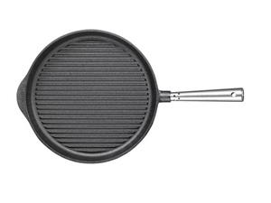 Skeppshult Grillpfanne »0028 mit Stahlgriff 28 cm«, Gusseisen (1-tlg)