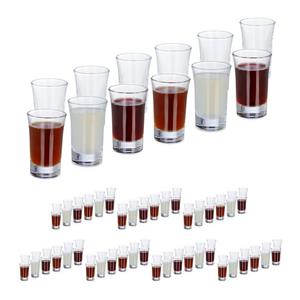 RELAXDAYS Schnapsglas »96 x Schnapsgläser 4cl«, Glas