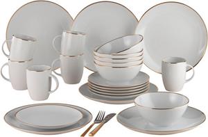 van Well Servies Glamour White (set)