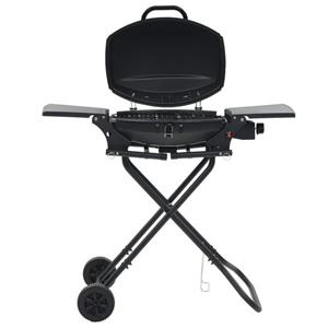 VIDAXL Gasgrill »Tragbarer Gasgrill mit Brenner Schwarz«