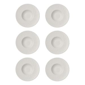 Villeroy & Boch Pastateller »Manufacture Rock Pastateller ø 28.0 cm 6er Set«, (6 St)