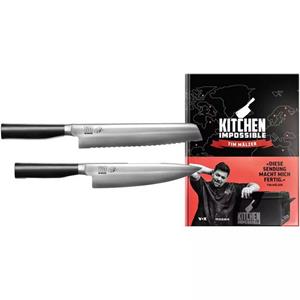 KAI Messer-Set »Kamagata Monster-Set Kochmesser & Brotmesser Limit« (3-tlg)